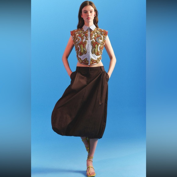 NWT Zara Embroidered Shirt Icons Limited Edition Size XS-S - Picture 12 of 16